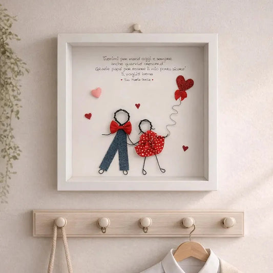 Quadretto personalizzato Festa del Papà - Mmatrioscaa
